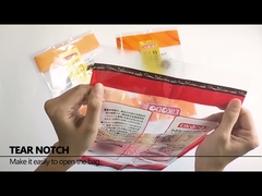 PET-/CPP-Frischgemüse-Verpackungstüten auf Maß Bopp Knoblauch Plastiktüten mit transparenten Fenster