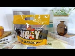 Zusammengestellte fettfeste Plastik-Rösthähnchen-Verpackungstüte mit Reißverschluss