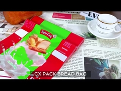 Besonders gedruckte fettdichte Plastik-Bäckerei Brotverpackungstüten mit Logo