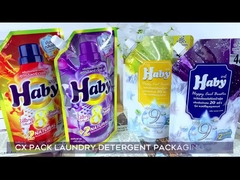 500 ml 1l Waschpulver Verpackungstüte mit Ausdruck