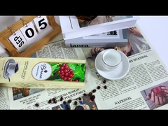 Feuchtigkeitsdichte Dichtung Stand-up Reißverschluss Kaffeebeutel 250g 500g 1000g 1kg