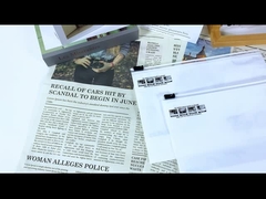 BOPP Wiederverschließbare Kleidung Reißverschluss Reißverschluss Taschen Taschen mit Logo für Bekleidung