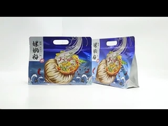 Custom Printed PET/AL/PE Noodles Roll Film Lebensmittelverpackungstüte Noodles Verpackungstüte mit Reißverschluss
