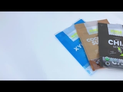 Custom Logo Feuchtigkeitsdichte Süßigkeiten Roll Film Lebensmittelverpackungstüte Süßigkeiten Verpackungstüte mit Ziplock