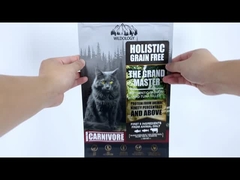 5kg 10kg 15kg 20kg Plastik-Ziplock-Hunde-Katte-Haustier-Nahrungsmittel-Verpackungstüte Stehen Sie auf Tasche Flachboden Taschen