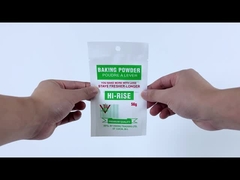 Spezialdruck Backpulver Getrocknete Lebensmittel Verpackungstüte Feuchtigkeitsdichte Kunststoff Stand-up Tasche