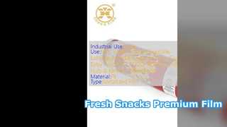Lebensmittelechte Folie für Chips, Kekse und Süßwaren
