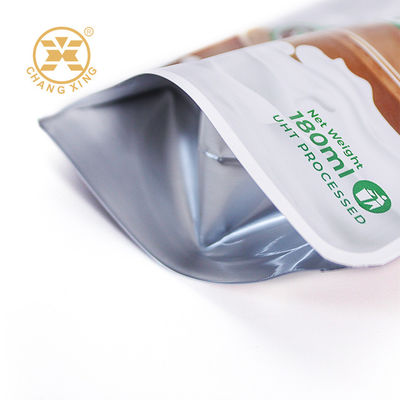 OEM ODM Plastic Aluminum Foil Stand Up Garment Packaging Bag Sealed Packaging Bag For Milk