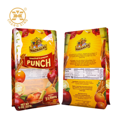Custom Design Printed Plastic Packaging Zipper Seal Dry Fruit Sweets Snacks Bags Stand Up Food Pouch Bags