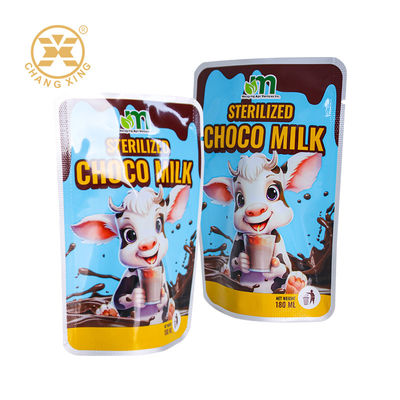 Custom Printing High Temperature Retort Pouch Food Packaging Retort Microwaveable Pouch For Sauces Milk Drink