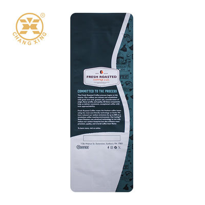 Custom Printed Coffee Packaging Bags Plastic Coffee Pouch Moisture Proof Coffee Bean Zipper Bags