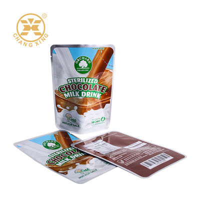 OEM ODM Plastic Aluminum Foil Stand Up Garment Packaging Bag Sealed Packaging Bag For Milk