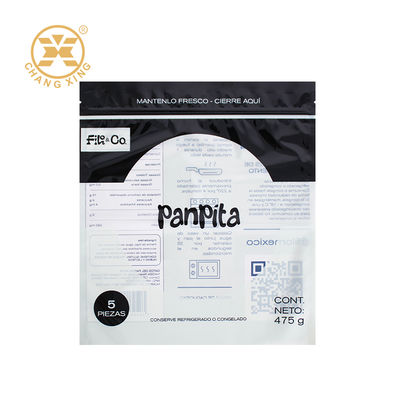 Custom Logo Panpita Tortillas Bag Plastic Vacuum Heat Sealed for Food Bread Packaging Bag