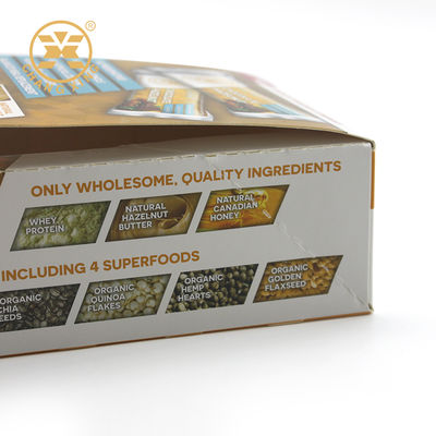 Custom Printed Cardboard Packaging Box with 10 Colors Printing and 300/350/400g White Cardpaper for Food Grade Display
