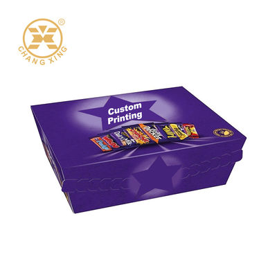 Custom Shape Full Color Printing 300/350/400gsm Cardboard Packaging Box for Chocolate Candy Bar