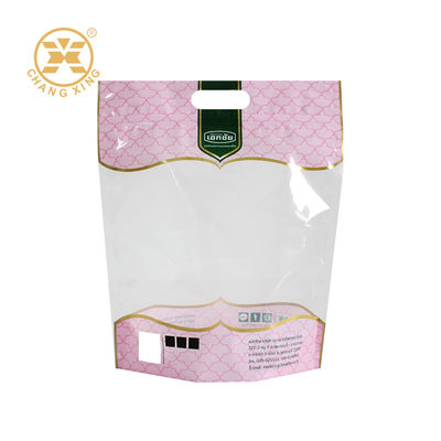Custom Design Printed Food Grade Stand Up Plastic Packaging Bags With Window Moisture Proof  Packaging Bag For Snack Dried Food Nuts