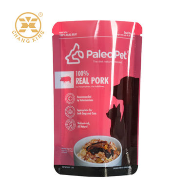 Custom Plastic Ziplock Pet Food Bag Moisture-Proof Pet Packaging Bags For Dog Cat Food