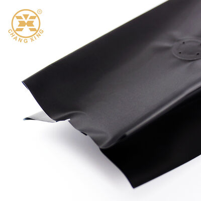 Custom 500g Capacity Stand Up Pouch Coffee Packaging Bags with Resealable Zipper and One-Way Degassing Valve