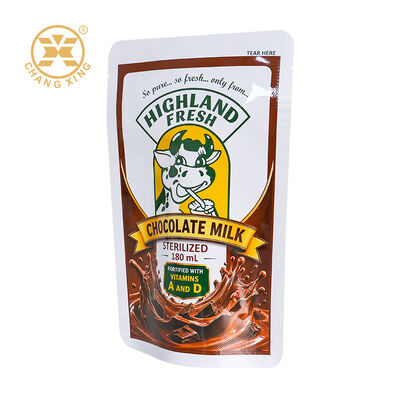 Custom Heat Seal Food Grade Vacuum Packaging Bag with Flexo Printing for Milk and Garment Packaging
