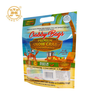 Food Grade Customized Size Zipper Sealing Vacuum Packaging Bag for Frozen Food