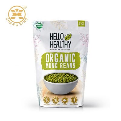 1kg Zipper Spice Standing Pouch Aluminum Foil Snack Food Packaging For Smell Proof Seed