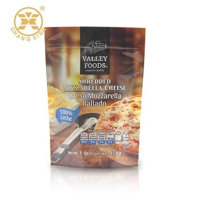 Custom Food Grade Microwavable Rice Mylar Stand up Pouch Aluminium Foil Tear Notch Doypack Retort Bag