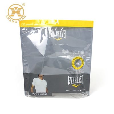 Eco Friendly Clear Garment Packaging Bag Clothing Transparent Zip Lock Plastic Bags