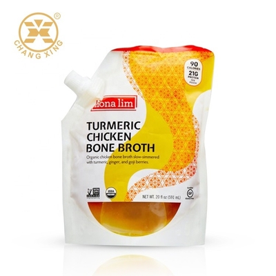VMPET Stand Up Pouch With Spout Packaging 300ml Soap Flexible Packaging Plastic Bags