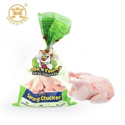 Take Out Food Transparent Roast Chicken Packaging Heat Resistance nylon pouch with zipper