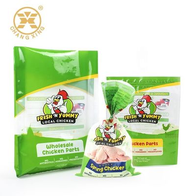 Zipper Microwavable  Roast Chicken Packaging VMPET Resealable Stand Up Pouches