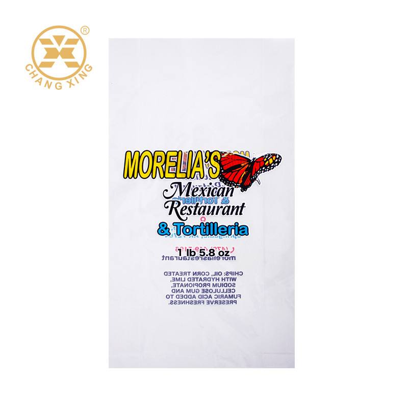 Customised Opp Clear Biodegradable Packaging Bag Plastic Bread Bag For Sandwich Mexican Twister