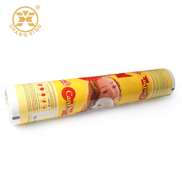 Pet Food Packaging Film Roll | Flexible Automatic Packaging Film for Pet Food Bags