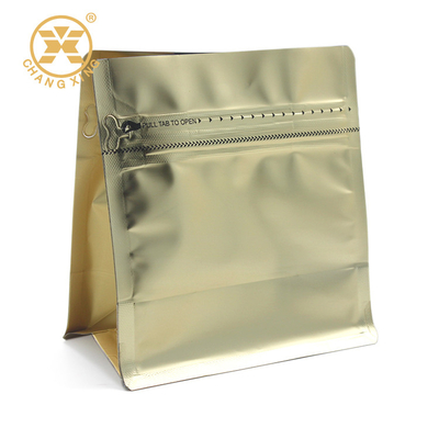 Wiederversiegelbarer Verschluss-Kaffee-Verpackentaschen mit Entgasungsventil und Reißverschluss
