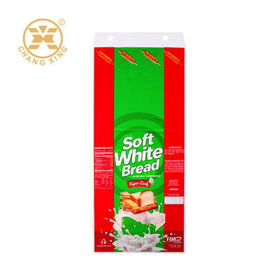 PET / PE-Beschreibung Druck-Bäckerei Brot Verpackung Fettdichte Plastiktüten mit Logo