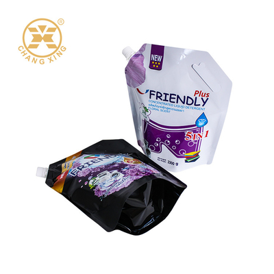 2 kg tragbare Waschmittel-Spout-Tasche Plastik-Liquid-Pour-Spouts Doypack Verpackungstaschen