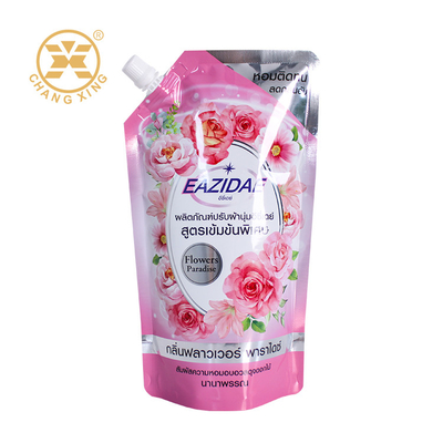 2 kg Portable Stand Up Spout Bag Waschmittel Verpackungstüte Waschmittel Verpackungstüte