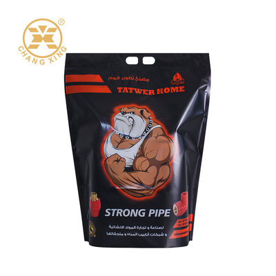 OEM ODM Kunststoff-Stand-Up-Ziplock-Tasche Hunde-Katze-Haustier-Nahrungsmittel-Tasche 5kg 10kg 15kg 20kg für Haustierzufuhr