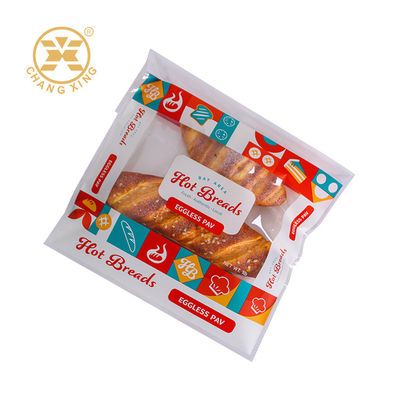 Custom Logo Druck PET PE Bäckerei Brot Verpackungstüten Mini Kuchen Lebensmittel Verpackungstüte