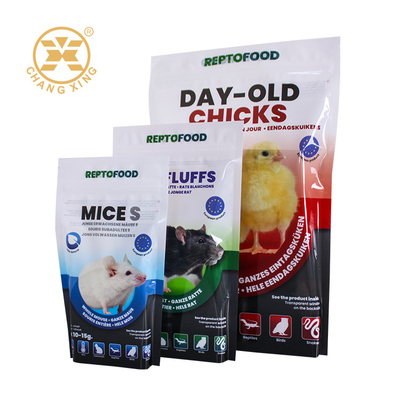 5kg 10kg 15kg Stand Up Pet Food Bag Kunststoff Futterverpackung mit Reißverschluss