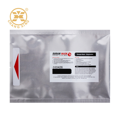 Bopp wiederverschließbare Aluminiumfolie Verpackungstüte Kleidung Reißverschluss Reißverschluss Taschen Taschen mit Logo für Bekleidung Maske