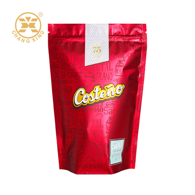 Aluminiumfolie Stehbeutel Kaffeebohnen Teebeutel Lebensmittelverpackung Beutel Selbstständige Verpackung Beutel