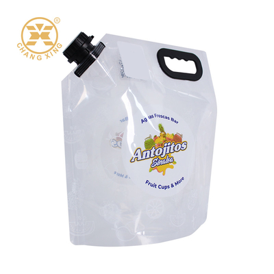 Lebensmittelqualität Fruchtgeschmacks Soda Verpackung Spülbeutel Tomaten Getränke Tasche mit Spülbeutel für Fruchtsaft Gemüsesäfte