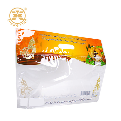 Tiefdruck OEM ODM Transparente Lebensmittelverpackungsbeutel Bopp-Kunststoffbeutel mit Griff