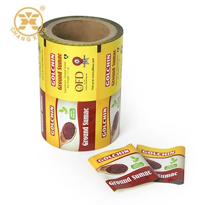 Bedruckte lebensmittelechte Aluminiumfolien-Laminatfolie für flexible Beutelverpackungen