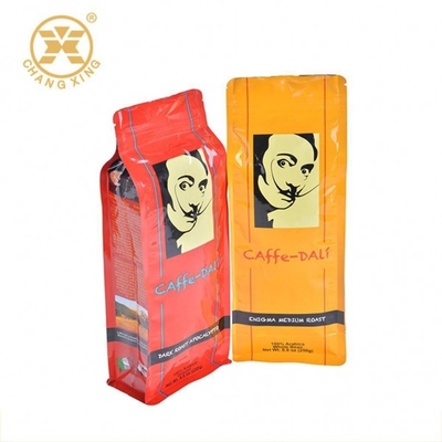 Aluminiumdruckkaffee-Verpackentaschen mit Ventil-und Zipeigenmarken-Braten-Bean Side Gusset Coffee Packaging-Tasche