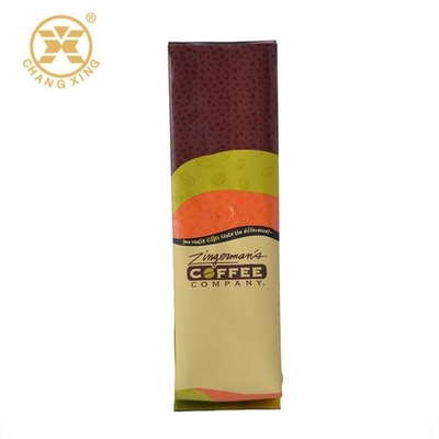 Aluminiumfoliebeutel der tasche des gusseted Kaffees der Viererkabeldichtungsseite Verpacken
