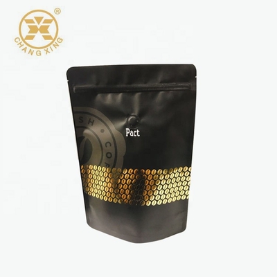 Stehen Sie oben das wiederversiegelbare Kaffee-Verpacken einsackt luftdichte Reißverschlusskaffeetaschen