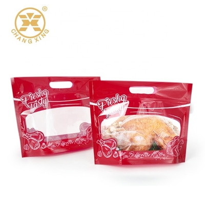 Verpacken der Lebensmittel Bopp Antifog Microwavable gegrillte Rotisserie-Hühnerplastikmitnehmerfördermaschinen-Taschen