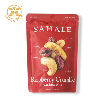 128g 4oz 6oz Plastiktüten Nuss Rollfilm Lebensmittel Verpackungstüte Nuss Verpackungstüte für Snack