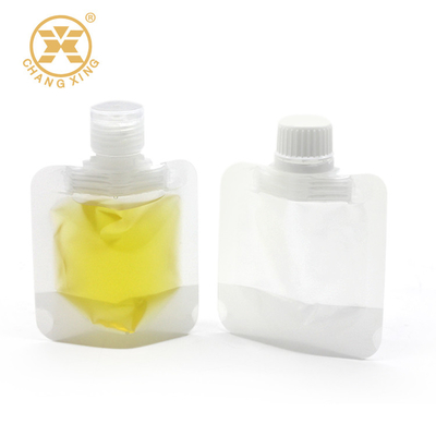 50ml stauen flüssige Tasche Jelly Clear Resealable Plastic Bagss 8.6mm mit dem Tüllen-Verpacken